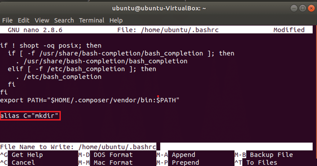 best bash alias setup for mac